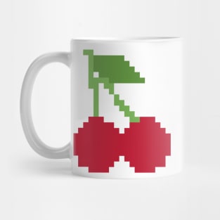 Cherries Pixel Art Mug